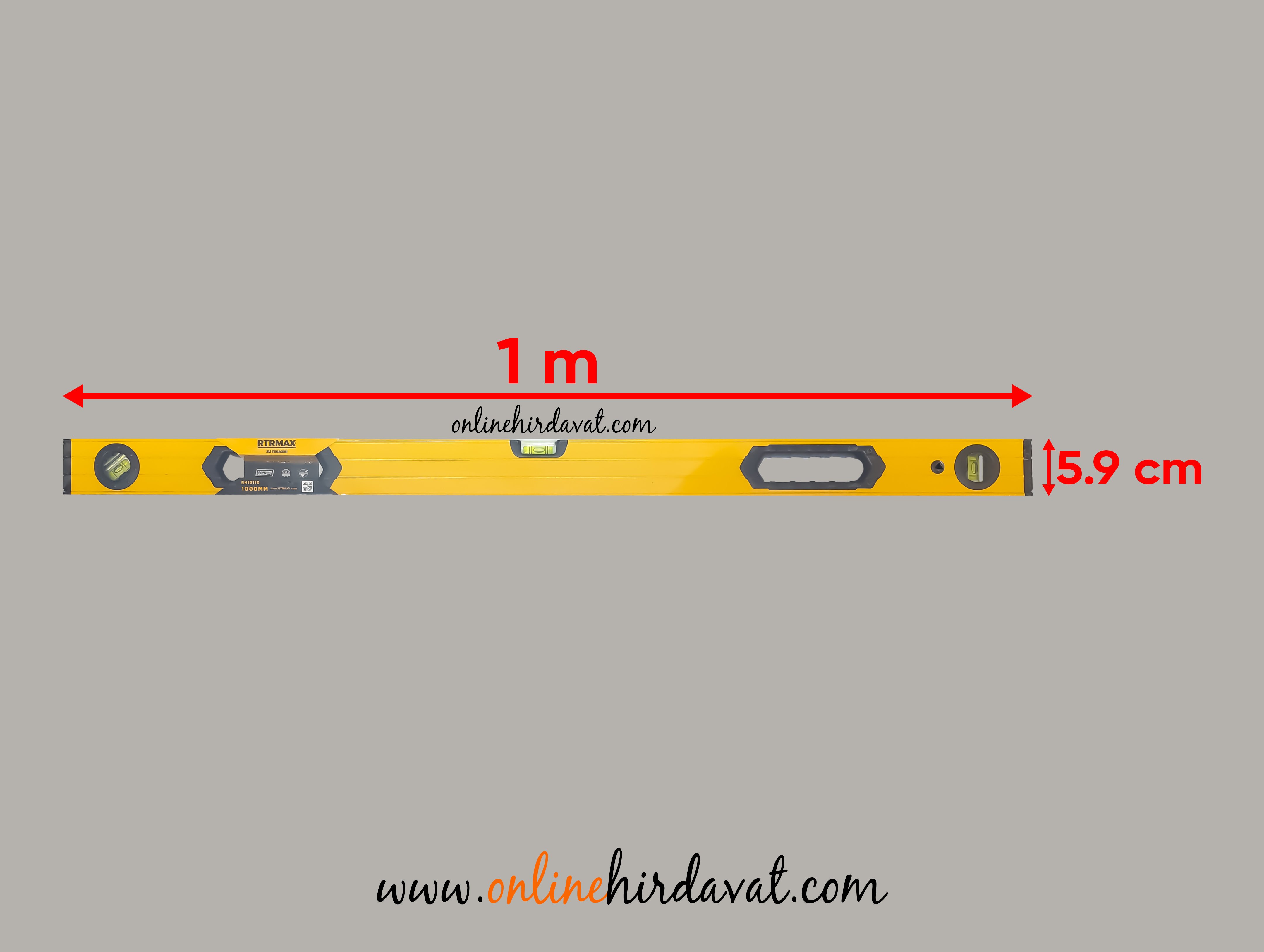 Rtrmax Profesyonel Su Terazisi 100 cm Online Hırdavat